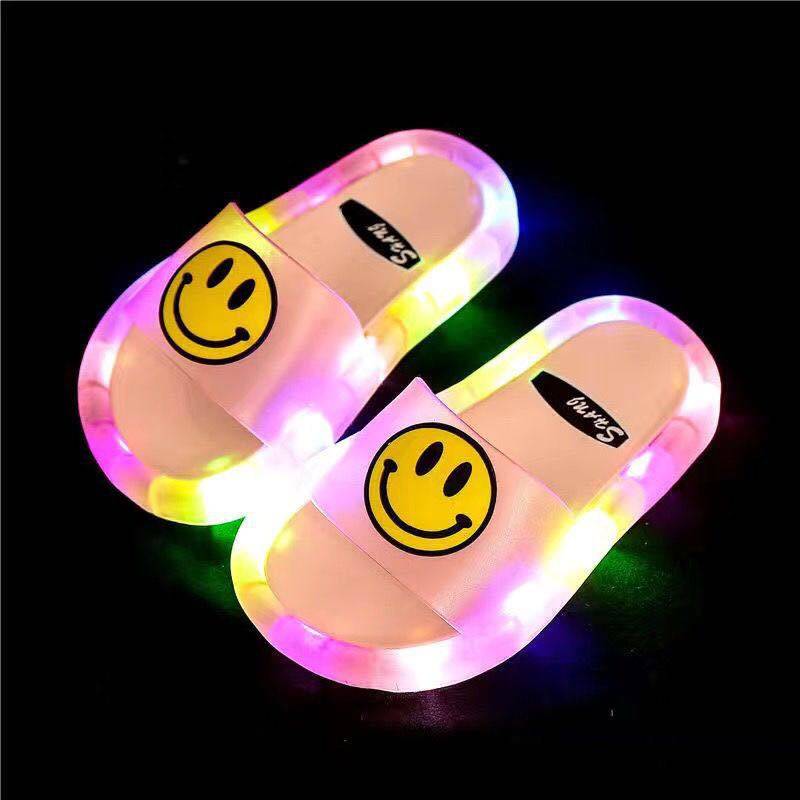 Mädchen Hausschuhe Kinder Smiley Gesicht LED Kinder Hausschuhe Baby Sandalen Kinder Schuhe für Mädchen Jungen Leuchtende Schuhe Kleinkind 34/35# rosa Mädchen Hausschuhe Kinder Smiley Gesicht LED Kinder Hausschuhe Baby Sandalen Kinder Schuhe für Mädchen Jungen Leuchtende Schuhe Kleinkind 34/35# rosa von Joom DACH