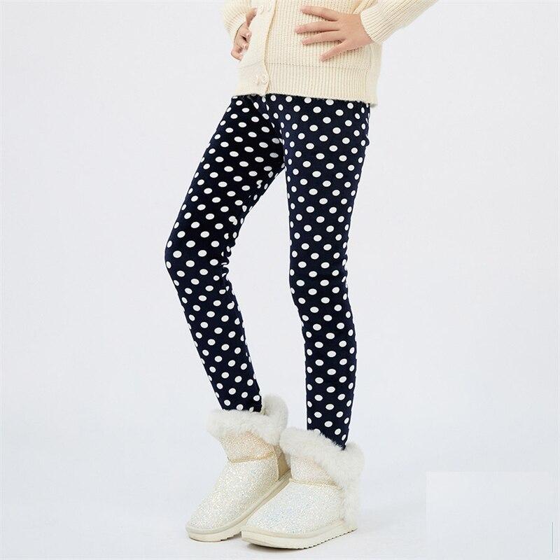 Mädchen Hosen Herbst Winter Kinder Hosen Leggings Verdicken Samt Stern Druck Kinder Hosen Baby Mädchen Halten Warme Legging 120 von Joom DACH