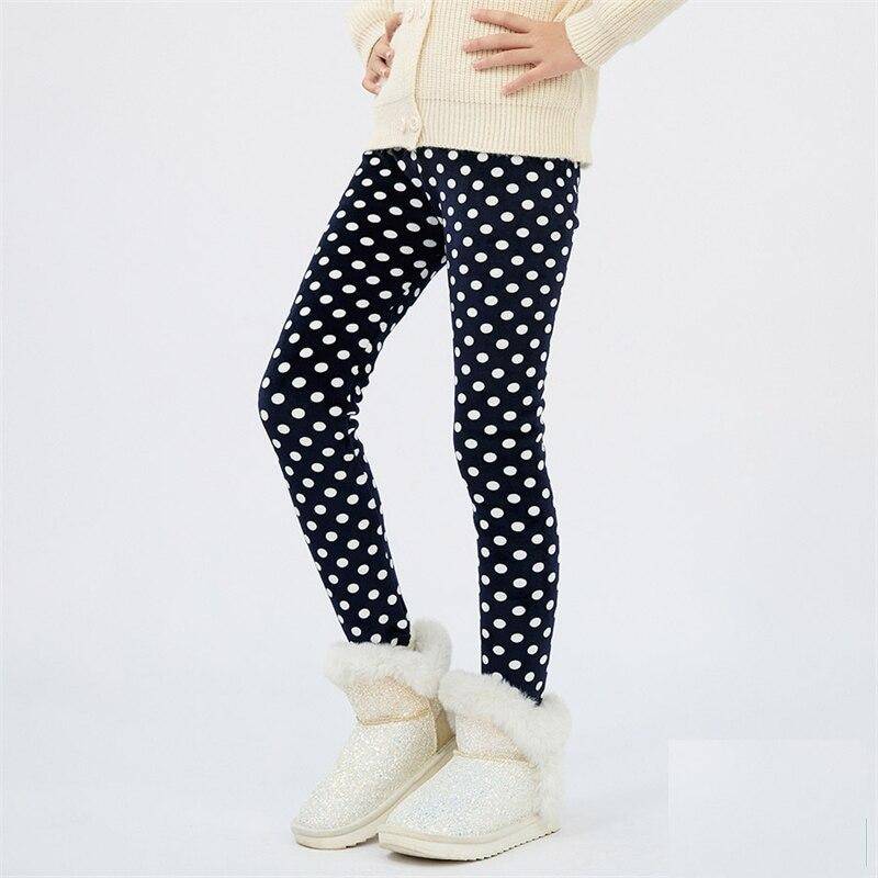 Mädchen Hosen Herbst Winter Kinder Hosen Leggings Verdicken Samt Stern Druck Kinder Hosen Baby Mädchen Halten Warme Legging 120 von Joom DACH