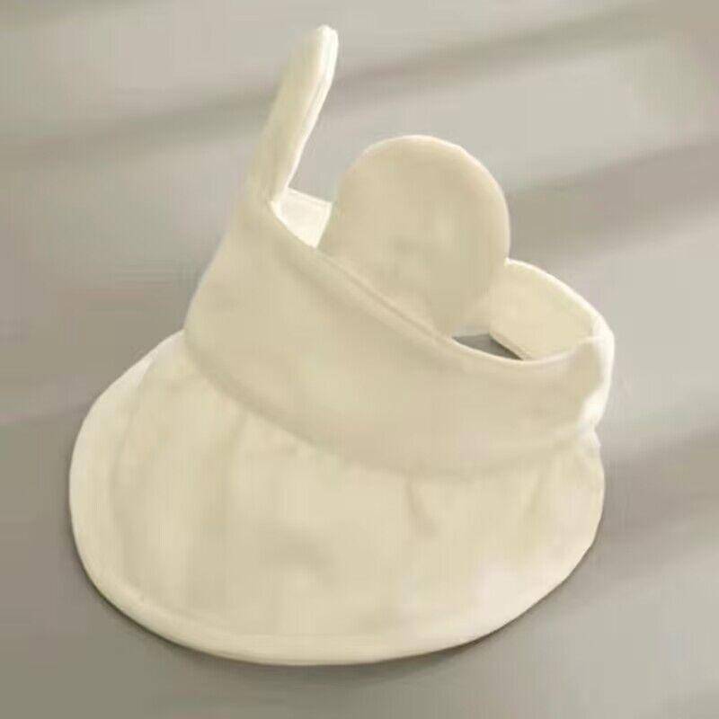 Mädchen Jungen Baumwolle Kaninchen Kappe Niedlich Neugeborenes Baby Baumwolle Lässig Reise Outdoor Säugling Koreanische Sonnenschutz Atmungsaktive Mütze Kleinkind Sommer 0-3 Jahre weiß von Joom DACH