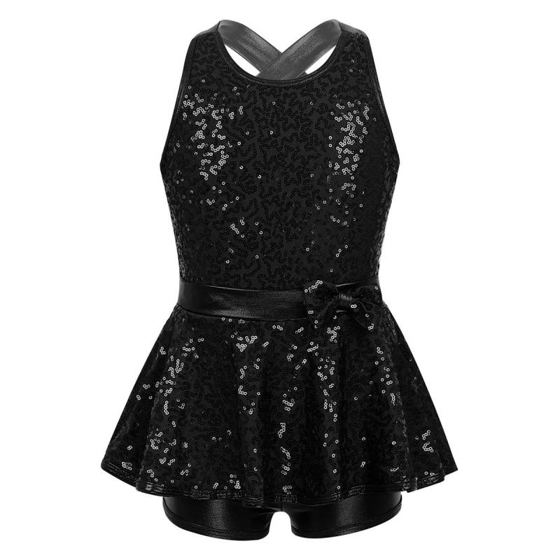 Mädchen Kinder Pailletten Ballett Jazz Modern Steppkleid Tanzkleidung Performance Kostüm Criss Cross Back Trikot Shorts 10-12 Years Mädchen Kinder Pailletten Ballett Jazz Modern Steppkleid Tanzkleidung Performance Kostüm Criss Cross Back Trikot Shorts 10-12 Years von Joom DACH