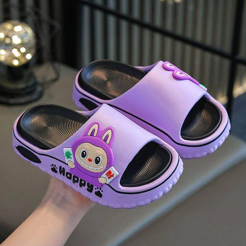 Mädchen Kühlende Hausschuhe Sommer Kinder EVA Zuhause Indoor Weichsohle Anti-Rutsch Hausschuhe 34-35 von Joom DACH