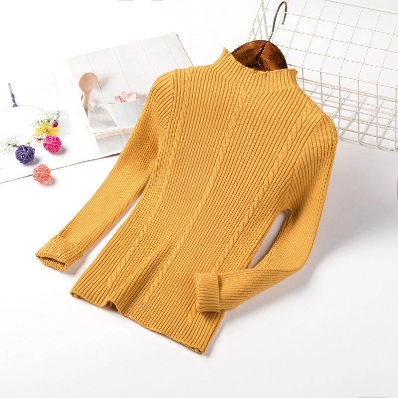 Mädchen Pullover Frühling Herbst Mädchen Pullover Tops Zu Halten Warm Im Winter 110 gelb von Joom DACH