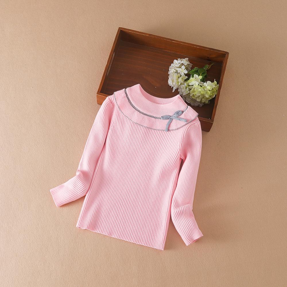 Mädchen Pullover Pullover Herbst Winter Baby Warme Pullover Tops Kinder Strickwaren Kinder Kleidung 110 rosa von Joom DACH