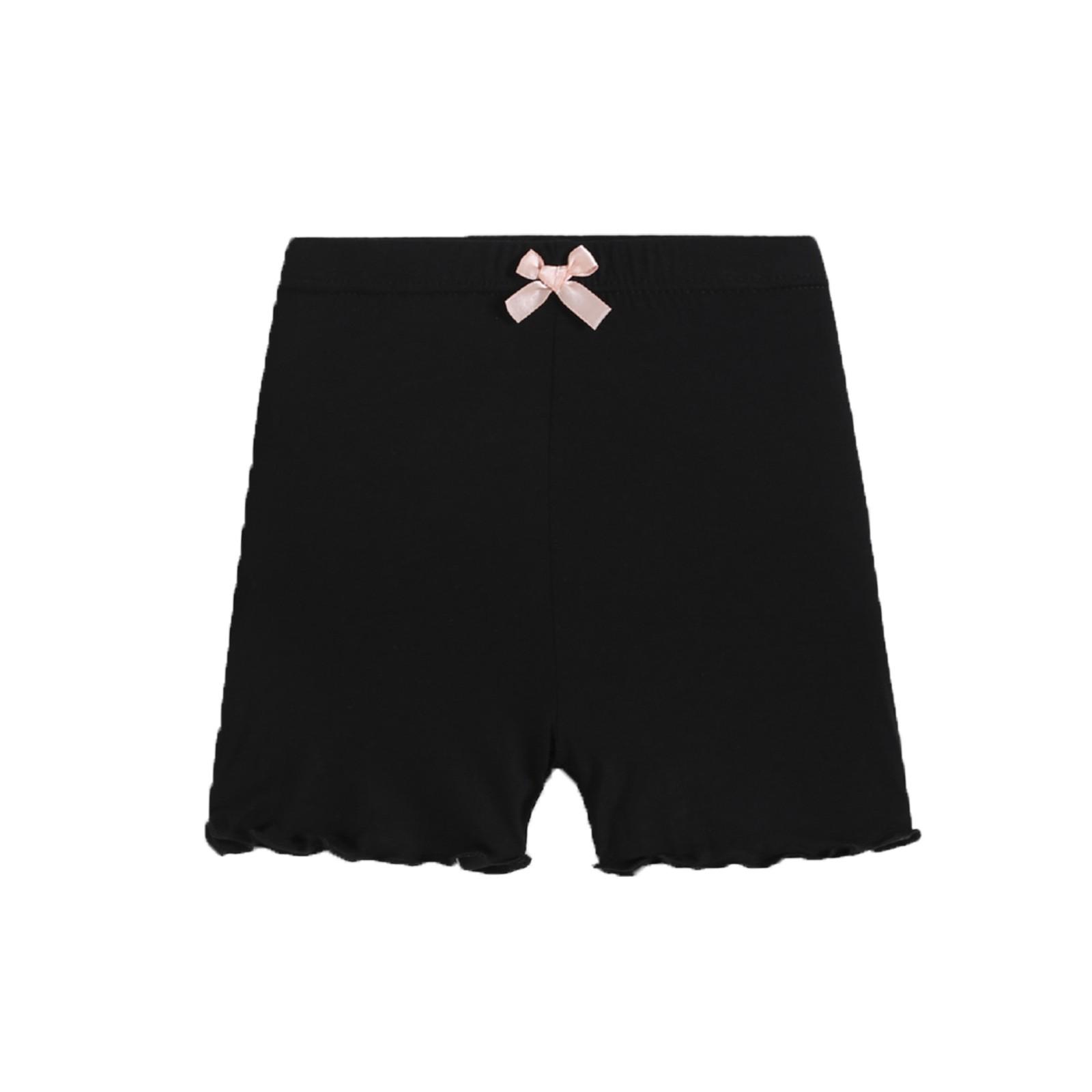 Mädchen Sicherheits-Shorts - 3/4 Länge Atmungsaktive Untershorts 160 schwarz von Joom DACH