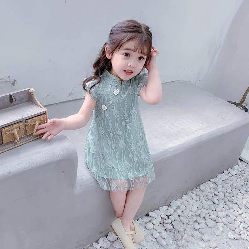 Mädchen Sommer ärmelloses Kleid Hanfu Prinzessin Kleid Guzheng Spitzenrock chinesischen Stil Baby Kostüm süßes Kleid 90 Mädchen Sommer ärmelloses Kleid Hanfu Prinzessin Kleid Guzheng Spitzenrock chinesischen Stil Baby Kostüm süßes Kleid 90 von Joom DACH