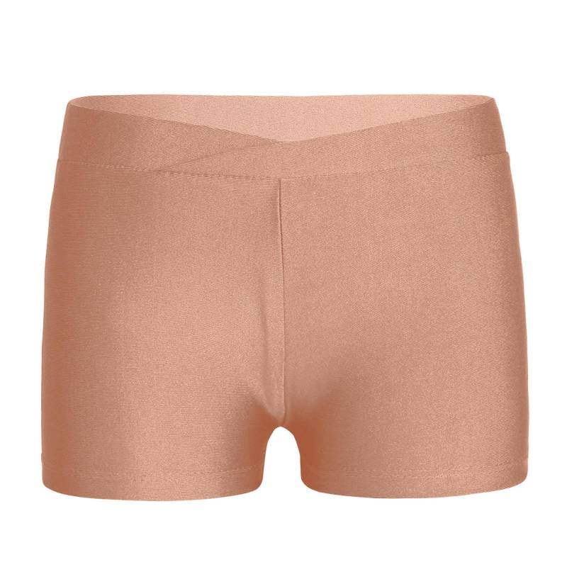Mädchen Sportliche V-Bund Stretch Shorts Atmungsaktive Unterteile für Tanztraining Gymnastik Wettkämpfe 11-12 Years von Joom DACH