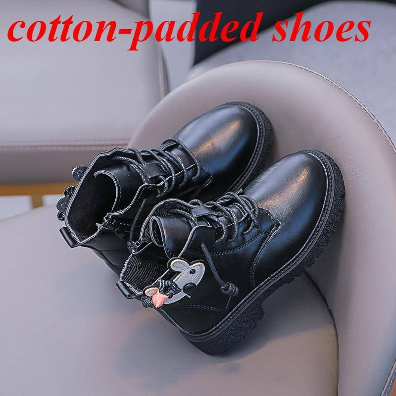 Mädchen Stiefel Kinder Kurze Stiefel Weiche Sohlen Stiefeletten Prinzessin Stiefel Kinder Schuh für Mädchen Herbst Winter Schuh für Mädchen Botas Mujer Tenis 26 weiß/schwarz von Joom DACH