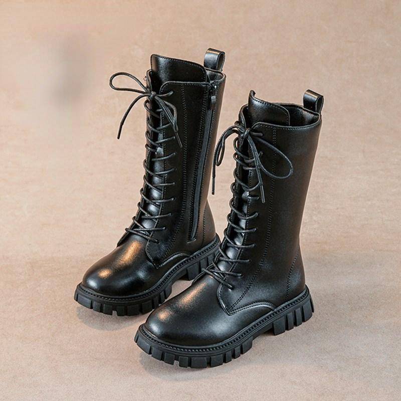 Mädchen Stiefel Winter Koreanischen Britischen Stil Kinder Martin Stiefel Kleine Mädchen Hohe Stiefel Prinzessin Stiefel 35 von Joom DACH