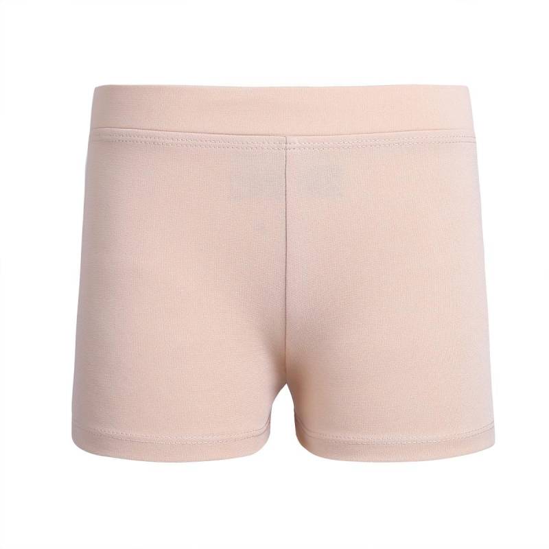 Mädchen-Tanz-Sport-Yoga-Shorts aus Baumwolle, Boy-Cut-Low-Rise-Ballett-Gymnastik-Shorts, Workout-Boyshorts, Activewear 10-12 Years nude von Joom DACH