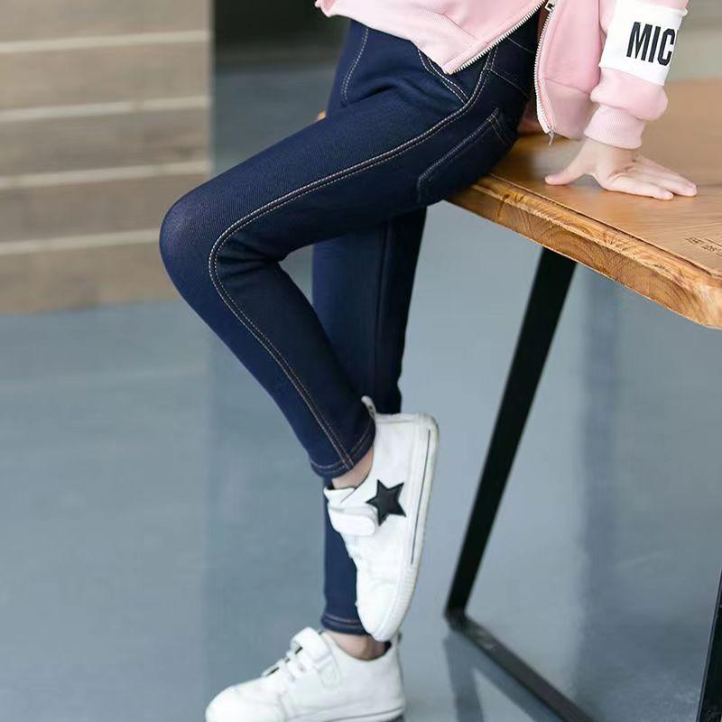 Mädchen Winter Cowboy Jeanshosen Kinder verdicken warme Hosen Mädchen dünne dicke Leggings mit Fleece elastische Taille Hosen 160 navy blau Mädchen Winter Cowboy Jeanshosen Kinder verdicken warme Hosen Mädchen dünne dicke Leggings mit Fleece elastische Taille Hosen 160 navy blau von Joom DACH