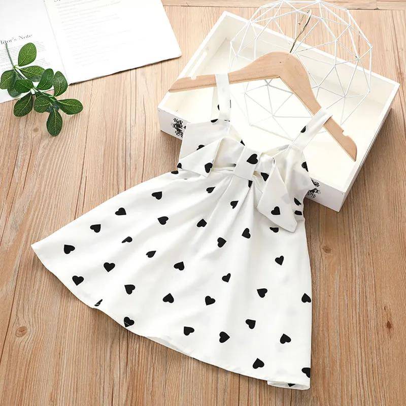 Mädchenkleid Sommerkleid Little Daisy Kleines Mädchen Blumen Prinzessinnenkleid Baby Hosenträgerkleid 140 weiß von Joom DACH