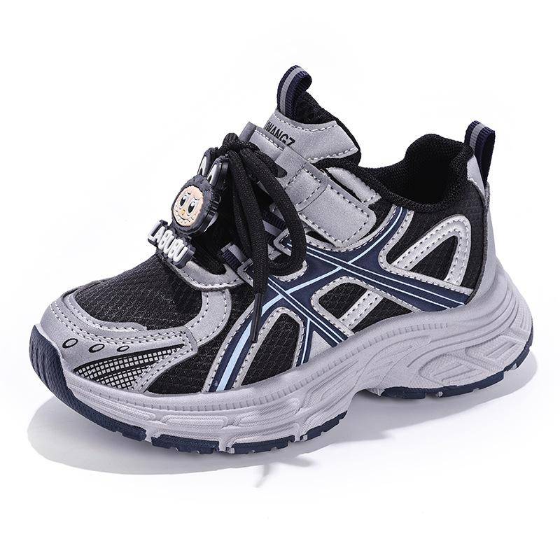 Mädchenmode Sportschuhe Kinder Laufschuhe Jungen Mesh Daddy Schuhe Atmungsaktive Freizeitschuhe 37 schwarz von Joom DACH