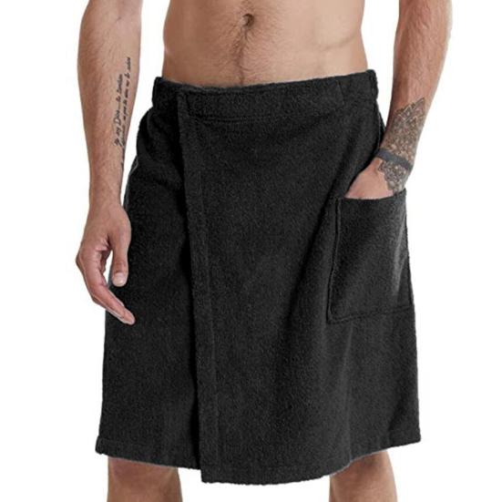 Männer Bademantel Badetuch Verstellbare Elastische Taille Homewear Nachthemd Tasche Outdoor Sport Schwimmen Gym Spa Handtuch L schwarz Männer Bademantel Badetuch Verstellbare Elastische Taille Homewear Nachthemd Tasche Outdoor Sport Schwimmen Gym Spa Handtuch L schwarz von Joom DACH