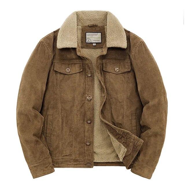 Männer Baumwolle Jacken Gepolsterte Warme Lose Parka Mantel Cord Kurze Jacke Mann Solide Zip Windjacke Winter männer Casual Windbreake XXXXXL khaki von Joom DACH
