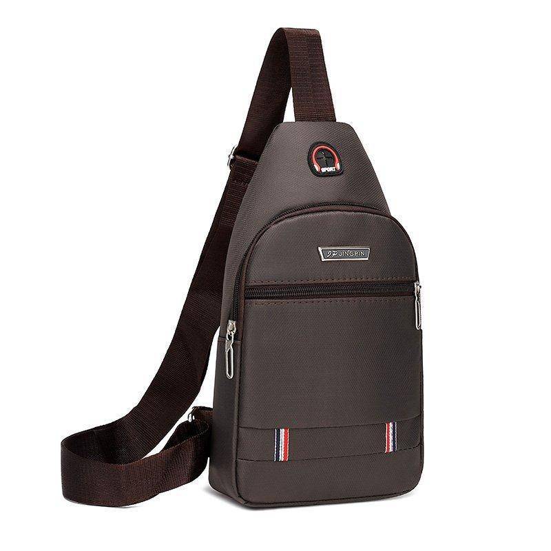 Männer Brust Tasche Einfache Lagerung Tasche Reise Kleinen Rucksack Schwarz Umhängetasche Mini Kaffee Tasche Schulter Tasche Satchel Handtaschen braun von Joom DACH