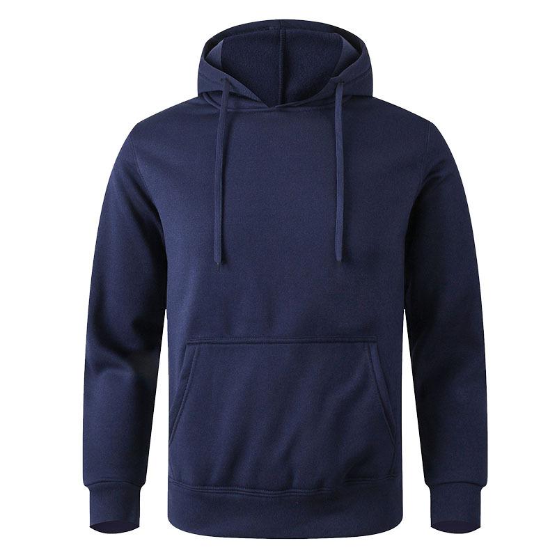Männer Casual Hoodies Fleece Hip Hop Solide Pullover Sweatshirt Männer Sportswear Kleidung Sweatshirt männer Kleidung S navy blau von Joom DACH