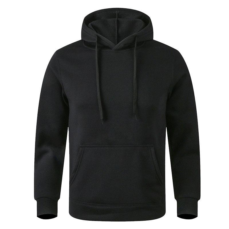 Männer Casual Hoodies Fleece Hip Hop Solide Pullover Sweatshirt Männer Sportswear Kleidung Sweatshirt männer Kleidung S von Joom DACH