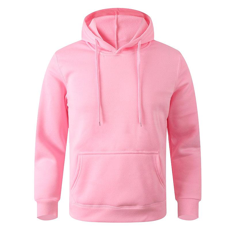 Männer Casual Hoodies Fleece Hip Hop Solide Pullover Sweatshirt Männer Sportswear Kleidung Sweatshirt männer Kleidung XXL rosa von Joom DACH