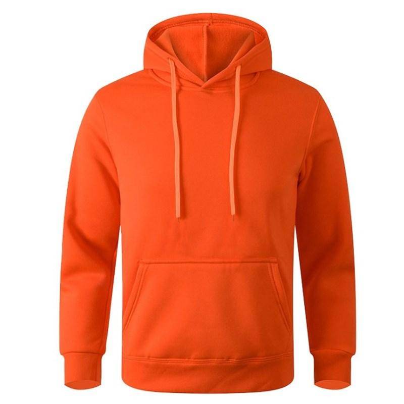 Männer Casual Hoodies Fleece Hip Hop Solide Pullover Sweatshirt Männer Sportswear Kleidung Sweatshirt männer Kleidung XXXL orange von Joom DACH