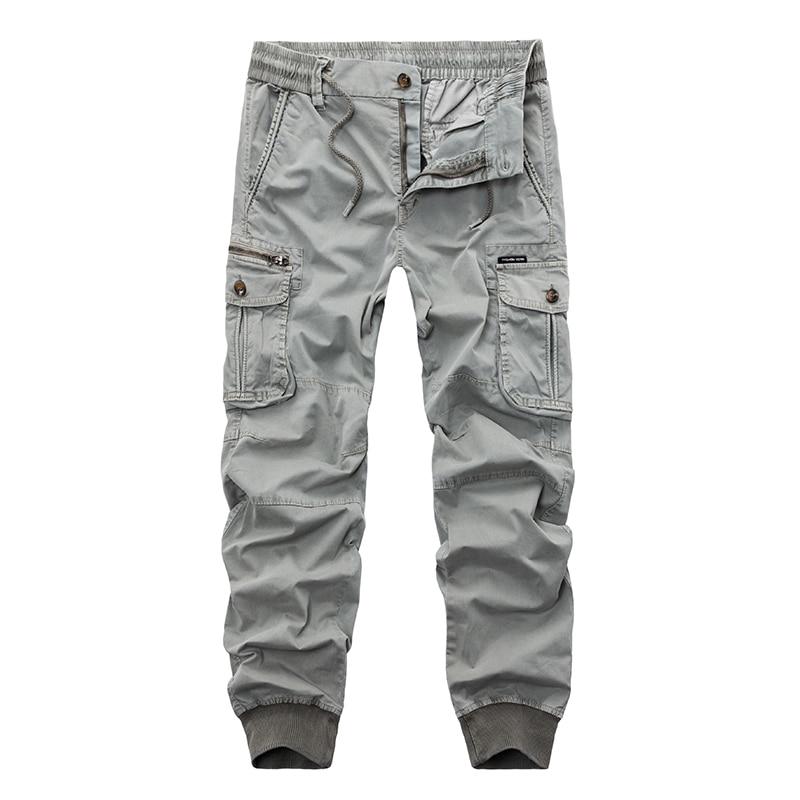 Männer Casual Jogger Einfarbig Hosen Männer Baumwolle Elastische Hosen Military Stil Armee Cargo Hosen 38 licht grau Männer Casual Jogger Einfarbig Hosen Männer Baumwolle Elastische Hosen Military Stil Armee Cargo Hosen 38 licht grau von Joom DACH