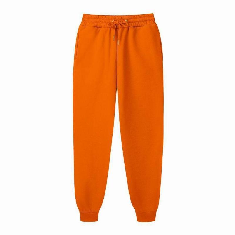 Männer Casual Sport Hosen Laufen Training Jogging Lange Hosen Gym Sport Hosen für Männer Jogger Jogginghose XL orange von Joom DACH