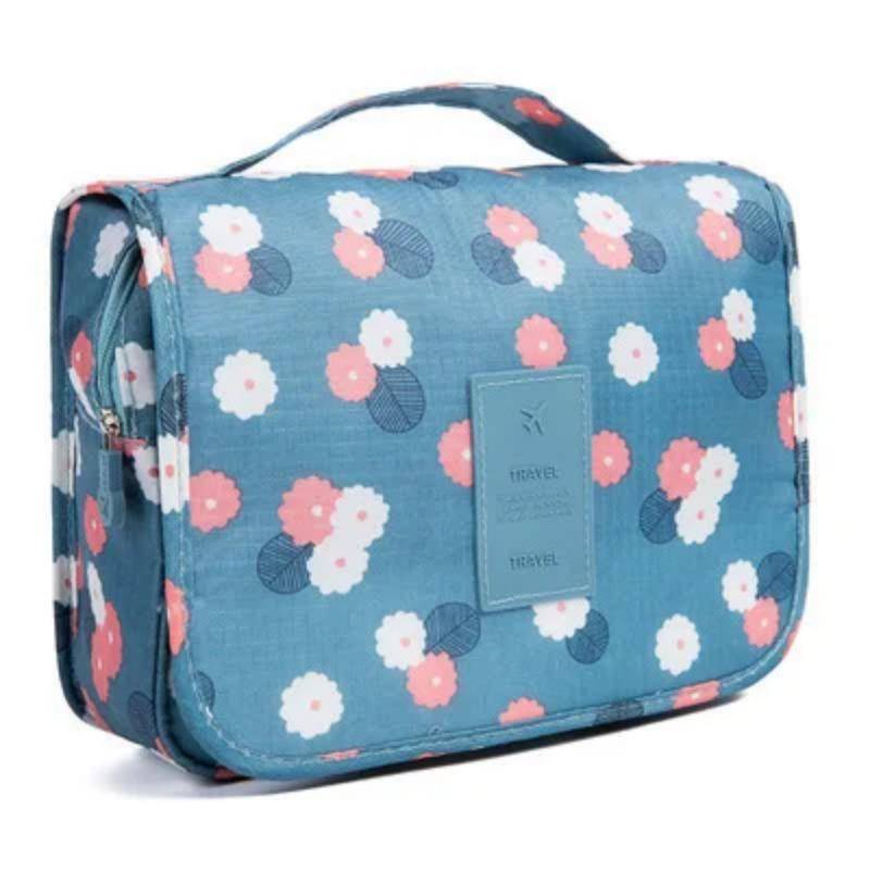 Männer Frauen Badezimmer Make-up Tasche hängen Reise Aufbewahrungstaschen wasserdichte Schönheit Kosmetiktasche persönliche Make-up Taschen Wasch-Organizer blau von Joom DACH