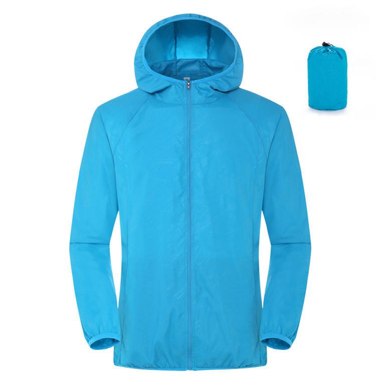 Männer Frauen Wandern Jacken Wasserdicht Sonnenschutz Windjacke Camping Klettern Outdoor Regen Mantel Tragbare Kleidung XL blau Männer Frauen Wandern Jacken Wasserdicht Sonnenschutz Windjacke Camping Klettern Outdoor Regen Mantel Tragbare Kleidung XL blau von Joom DACH