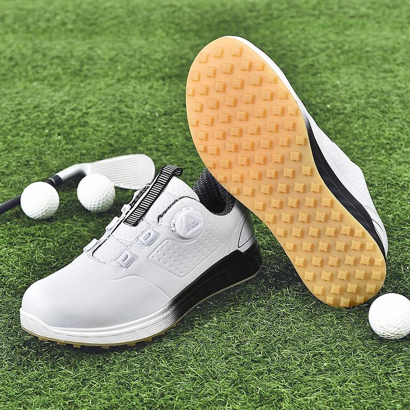 Männer Golf Schuhe Luxus Golfer Wanderschuhe Frauen Outdoor Golf Schuhe Herren Turnschuhe 45 von Joom DACH