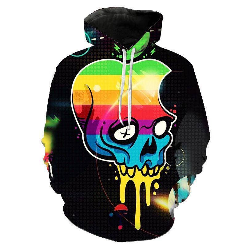 Männer Graffiti Hoodies Jungen Mädchen Kinder 3D Druck Sweatshirt Lustige Kunst Sportbekleidung Casual Junge Mädchen Kinder Coole Hoodie Kleidung S von Joom DACH