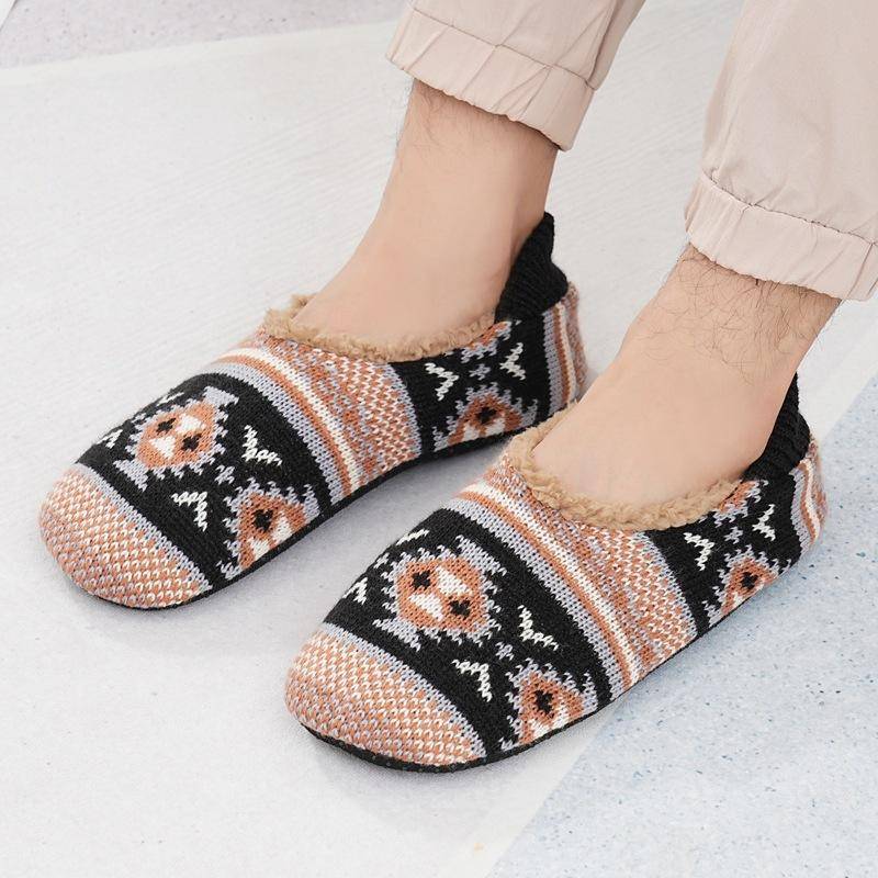 Männer Herbst Winter Hause Geklebt Anti Slip Socken Boden Socken Indoor Weichen Boden Anti Slip Warme 40-44 von Joom DACH