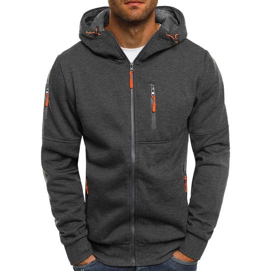 Männer Herbst Winter Hoodie Lose Zip-up Lange Ärmel Reißverschluss Taschen Mit Kapuze Strickjacke Dünne Reine Farbe Täglichen L grau Männer Herbst Winter Hoodie Lose Zip-up Lange Ärmel Reißverschluss Taschen Mit Kapuze Strickjacke Dünne Reine Farbe Täglichen L grau von Joom DACH