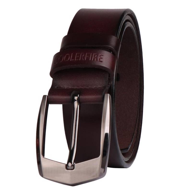 Männer Hohe Qualität Echtes Leder Gürtel Luxus Designer Gürtel Männer Rindsleder Männlich Jeans für mann Cowboy 135cm braun von Joom DACH