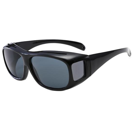 Männer Infrarot-durchdringende Brille Hoher Schutz Winddichte, sonnenbeständige Fahrrad-Sonnenbrille Nachtsicht-Fahrsicherheits-Sonnenbrille Brillen grau von Joom DACH