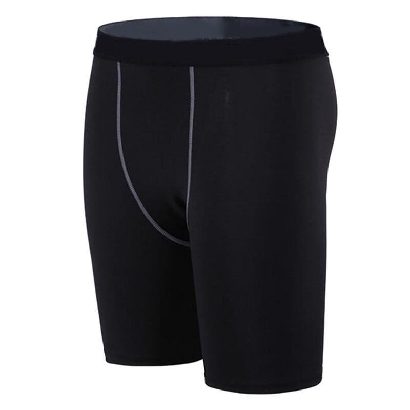 Männer Kompression Kurze Laufhose männer Quick Dry Gym Fitness Sport Leggings Laufhose Männliche Unterwäsche Sport Shorts XL schwarz von Joom DACH