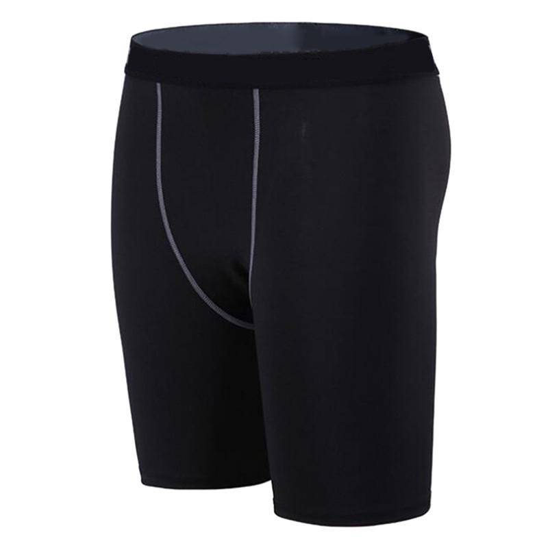 Männer Kompression Kurze Laufhose männer Quick Dry Gym Fitness Sport Leggings Laufhose Männliche Unterwäsche Sport Shorts XL schwarz von Joom DACH