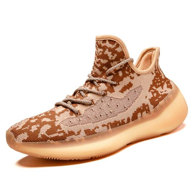 Männer Laufschuhe Wanderschuhe Outdoor Sport Schuhe Mesh Laufschuhe Sneaker Atmungsaktive Sommer Jogging Schuhe Zapatos De Mujer 39 braun von Joom DACH