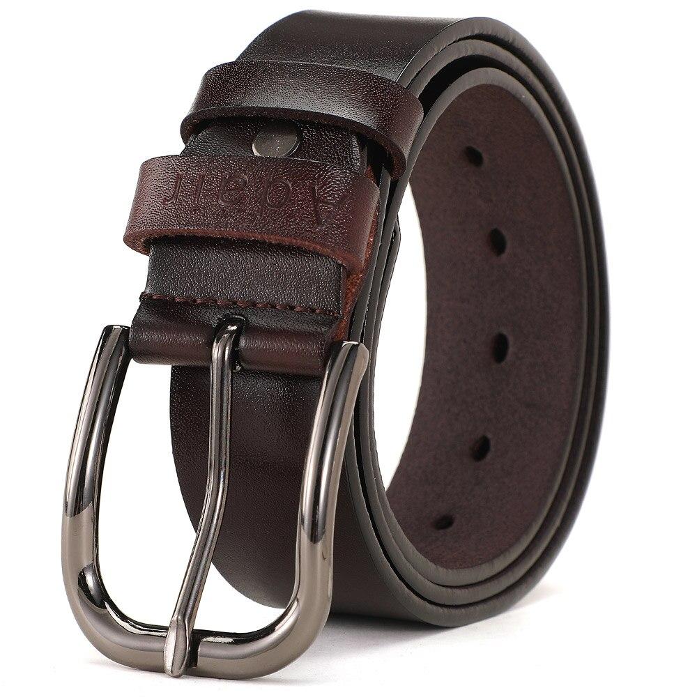 Männer Luxus Gürtel Echtes Leder Hohe Qualität Rindsleder Gürtel für Männer Pin Schnalle Casual für Jeans Strap AHQ2104 115CM schokoladenbraun Männer Luxus Gürtel Echtes Leder Hohe Qualität Rindsleder Gürtel für Männer Pin Schnalle Casual für Jeans Strap AHQ2104 115CM schokoladenbraun von Joom DACH