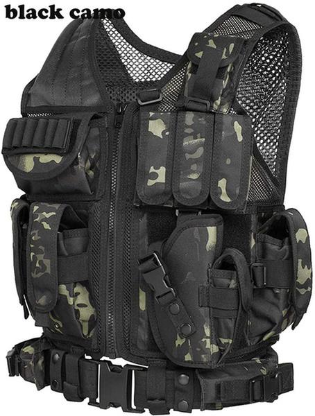 Männer Militärische Taktische Weste Abnehmbare Multi-tasche Armee Kampf Weste Erwachsene/kind Jagd Jacke CS Airsoft Paintball Spiel schutzausrüstung von Joom DACH