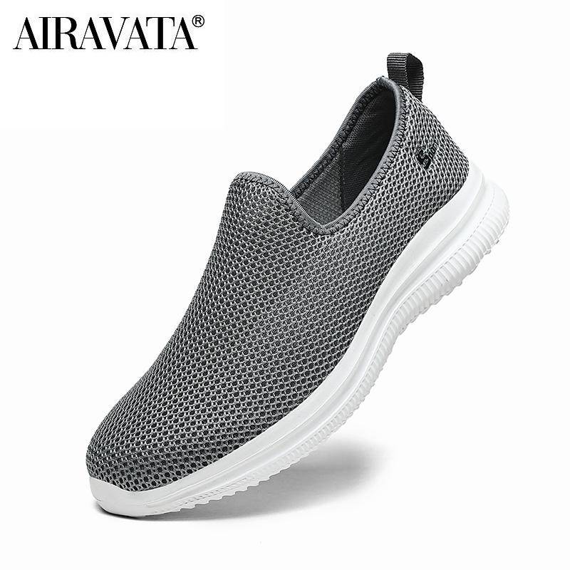 Männer Müßiggänger Licht Wanderschuhe Atmungsaktive Sommer Bequeme Casual Schuhe Männer Turnschuhe Plus Paar Turnschuhe 45 licht grau von Joom DACH