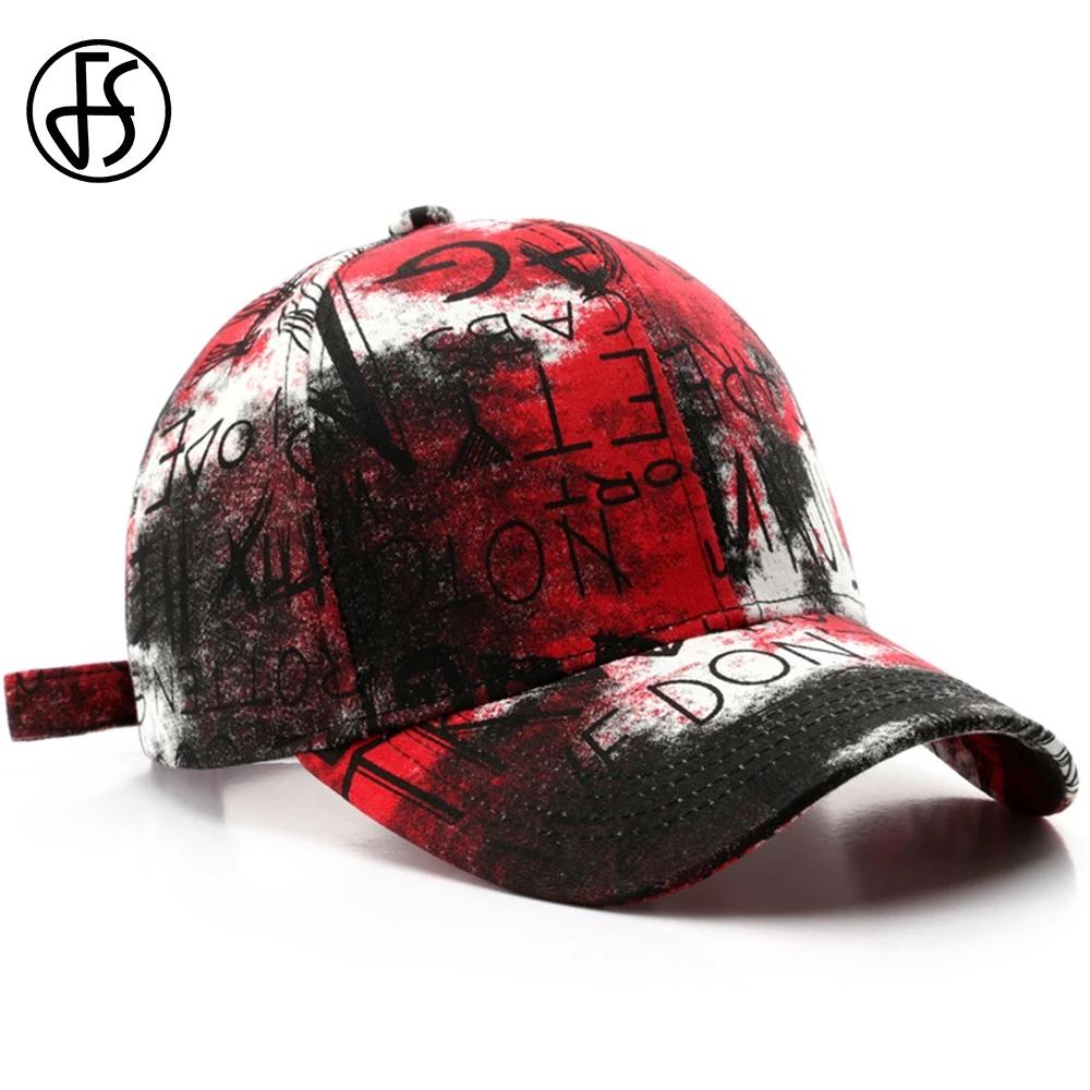 Männer Persönlichkeit Graffiti Rapper Hip Hop Caps Sommer Outdoor Sonnenschutz Baseball Cap Verstellbare Unisex Hut Casual Trucker Hüte Sport Golf Caps rot von Joom DACH