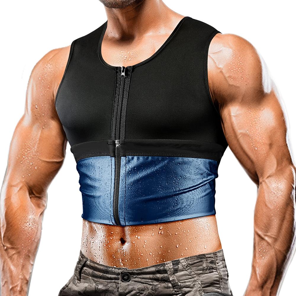 Männer Sauna Anzug Taille Trainer Body Shaper Kompression Shirts Workout Schweiß Tank Tops Weste Shapewear Übung Abnehmen Unterhemd Fett verbrennen Unterwäsche 4XL/5XL blau Männer Sauna Anzug Taille Trainer Body Shaper Kompression Shirts Workout Schweiß Tank Tops Weste Shapewear Übung Abnehmen Unterhemd Fett verbrennen Unterwäsche 4XL/5XL blau von Joom DACH
