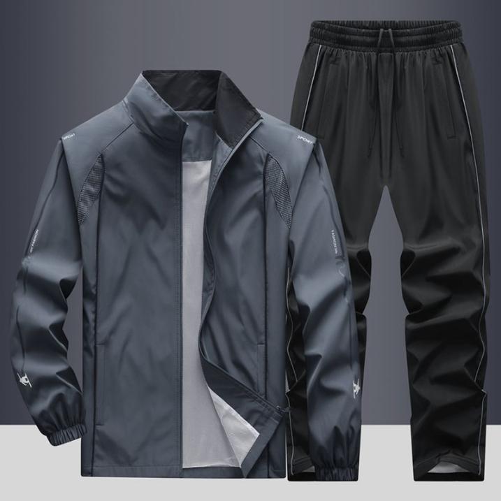 Männer Sets Sportswear Trainingsanzüge Sweatshirt Sets 2 stücke Jacke + Hosen Männlichen Frühling Herbst Anzüge Plus Größe XXXXL Männer Sets Sportswear Trainingsanzüge Sweatshirt Sets 2 stücke Jacke + Hosen Männlichen Frühling Herbst Anzüge Plus Größe XXXXL von Joom DACH
