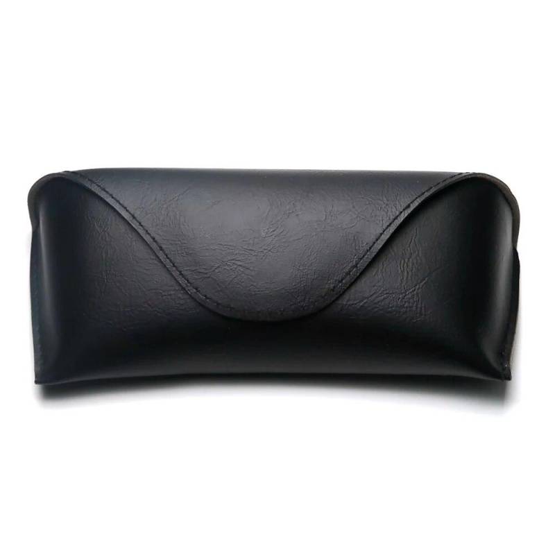 Männer Soft Magnet Leder Sonnenbrille Fall Unsex Brillen Box Frauen Schwarz Brillenetuis schwarz von Joom DACH