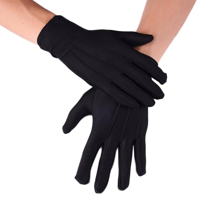 Männer Spandex Dünne Schwarz Weiß Parade Handschuhe Formale Smoking Kostüm Ehrengarde Fäustlinge für Münze Schmuck Silber Inspektion schwarz Männer Spandex Dünne Schwarz Weiß Parade Handschuhe Formale Smoking Kostüm Ehrengarde Fäustlinge für Münze Schmuck Silber Inspektion schwarz von Joom DACH