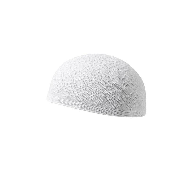 Männer Unisex Gestrickte Beanie Mütze Islam Jüdische Indien Caps Muslimischen Männer Gebet Hüte weiß von Joom DACH