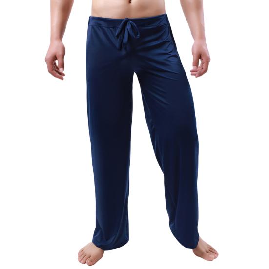 Männer Yoga Hosen Kordelzug Sport Atmungs Reine Farbe Männer Sport Hosen Männer Bekleidung 4XL königsblau von Joom DACH