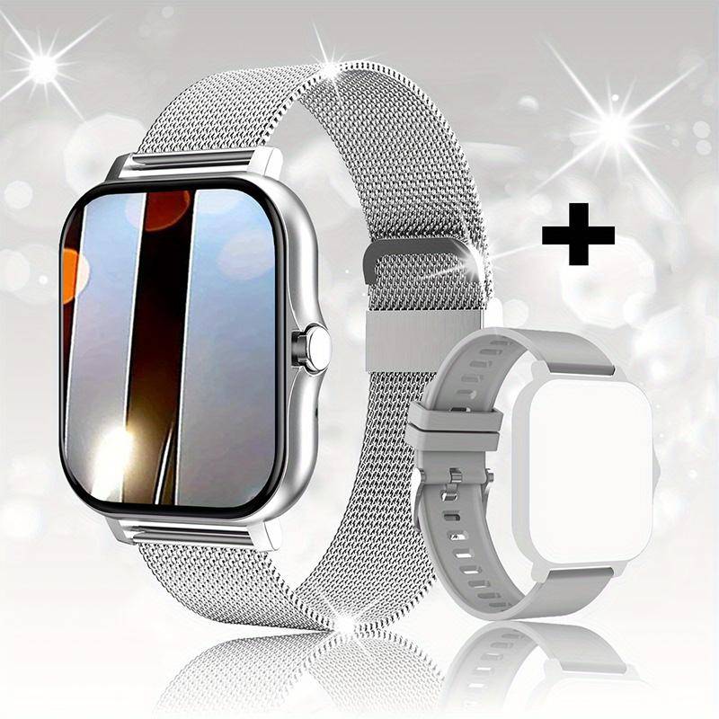 Männer und Frauen Smart Watch Pro Fashion Bluetooth Anruf 1,8 Zoll Bildschirm Herzfrequenz Fitness von Joom DACH