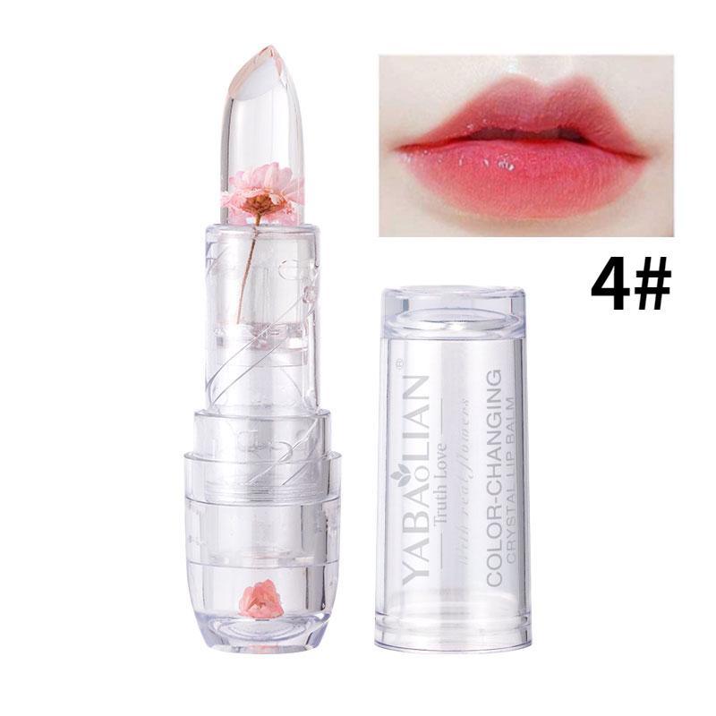 Magie Gelee Blume Lippenstift Temperatur Ändern Lip Blam Transparent Feuchtigkeitsspendende Lip Gloss Koreanische Kosmetische Werkzeuge Großhandel WBL 20g7.4cm*2.1cm rosa von Joom DACH