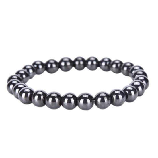 Magnetische Therapie Fußkettchen Anti Schwellungen Schmerzlinderung Schmuck Zubehör glänzend schwarz stark B von Joom DACH